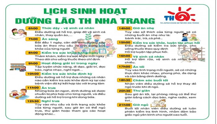 THỜI GIAN BIỂU SINH HOẠT